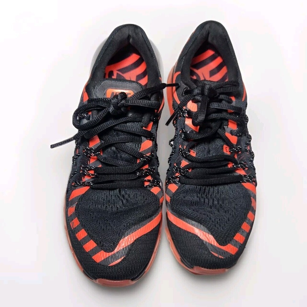 Nike Air Max 2015‎ NR Running Shoes 746683 Women's Size 7 Black/Orange
